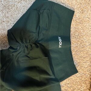 AUROLA Women's Stylish Dark Green Leggings